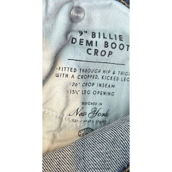 J.Crew 9” Billie Demi boot crop size 26 - Picture 13 of 14